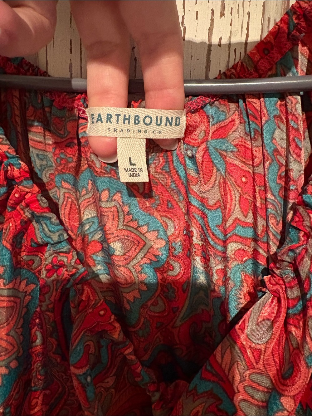 Earthbound Trading Co. Paisley Maxi Dress - Picture 7 of 10